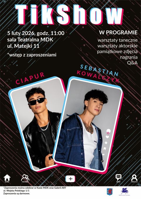 TikShow - zabawa, edukacja i rozwój talentów – od aktorstwa po taniec 