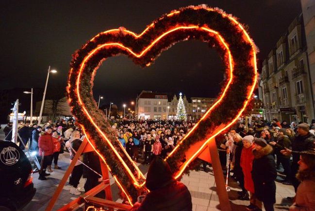 Rozświetlenie serca WOŚP
